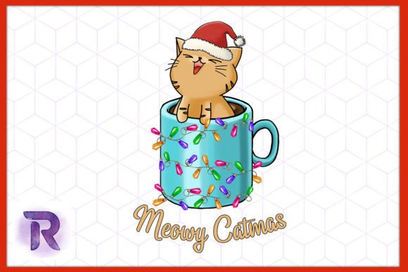 Baby Cat Christmas Sublimation Lights