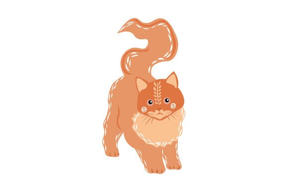 Boho Cat Embroidery Design