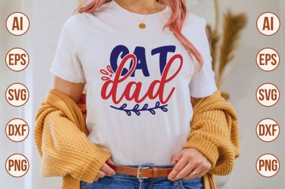 Cat Dad- Embroidery Design Review