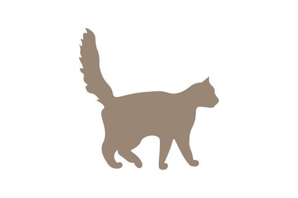 Cat Walking Silhouette