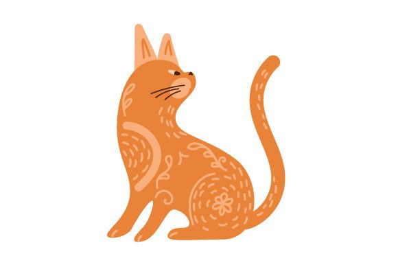 Hygge Scandinavian Nordic Style Cat