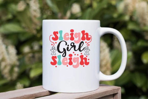 Sleigh Girl Sleigh SVG Design