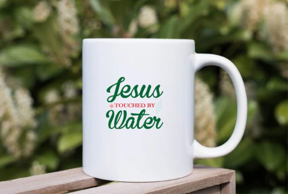 Water Touched by Jesus Svg Design