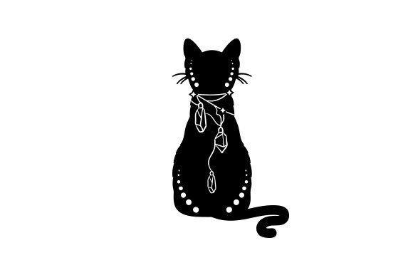 Witchy Pagan Black Cat